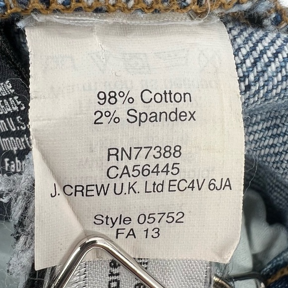 J. Crew Women's Vintage Straight Distressed Jeans Size 26 Regular - Picture 6 of 6